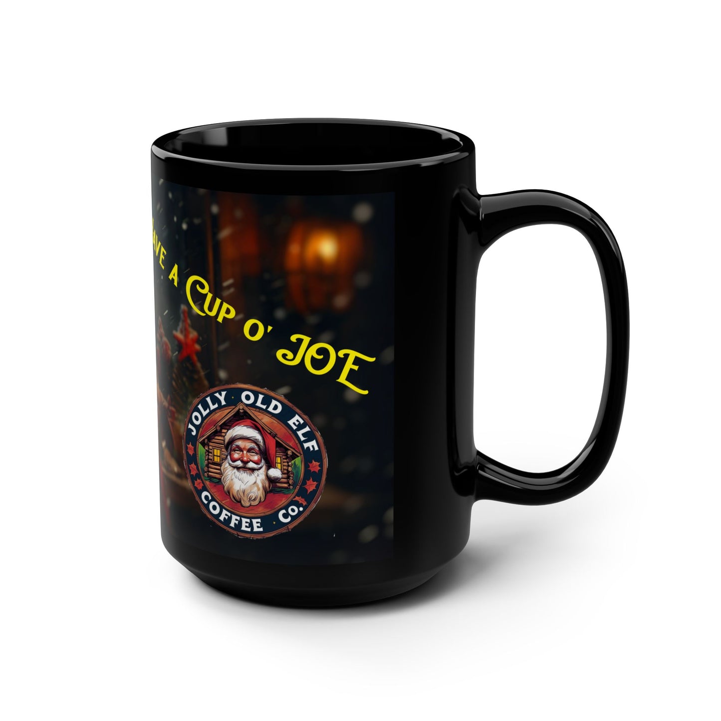 Black Mug, 15oz